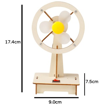 🌈台式風扇DIY科技小製作發明科學實驗益智玩具小學生啟蒙科教玩具