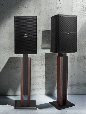 {可打統編 超低價}捷盛12寸專業音箱腳架升降環繞架書架音響落地支架子木質移動機架