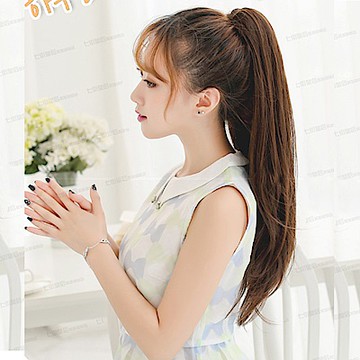 髮抓長馬尾造型假髮(直髮)  狐狸姬