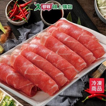 EU BBQ LAB丹麥皇冠豬梅花火鍋片250G/盒【愛買冷凍】