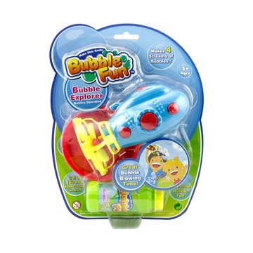 Bubble Fun 電動泡泡機 潛水艇 電池供電 4股泡泡  顏色隨機  1組