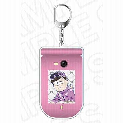 おそ松さん ガラケー ケータイ 携帯 キーホルダー ジャージメイド 一松 おそ松さん_ガラケーキーホルダー 一松 ジャージメイド ver