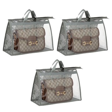 防塵收納袋 PVC+無紡布  M  3個裝  1組