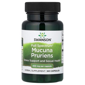 Swanson, 多面刺毛黧豆，400 毫克，60 粒膠囊