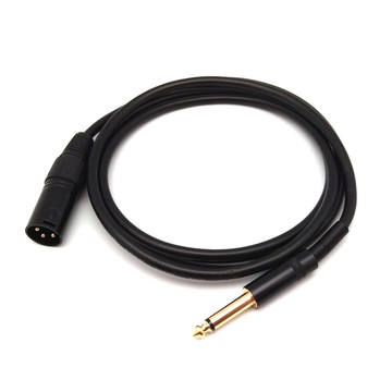 1.5米 6.3MM公頭轉XLR(Cannon接頭)公頭 單聲道音訊連接線