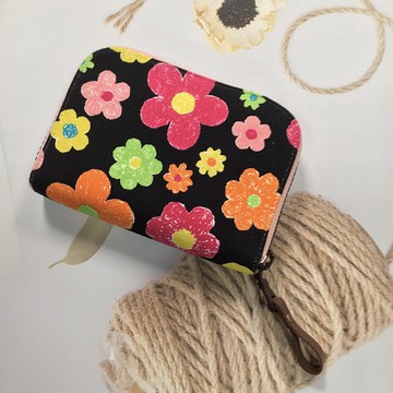 幸運招財豐巢中夾 - 粉彩花朵