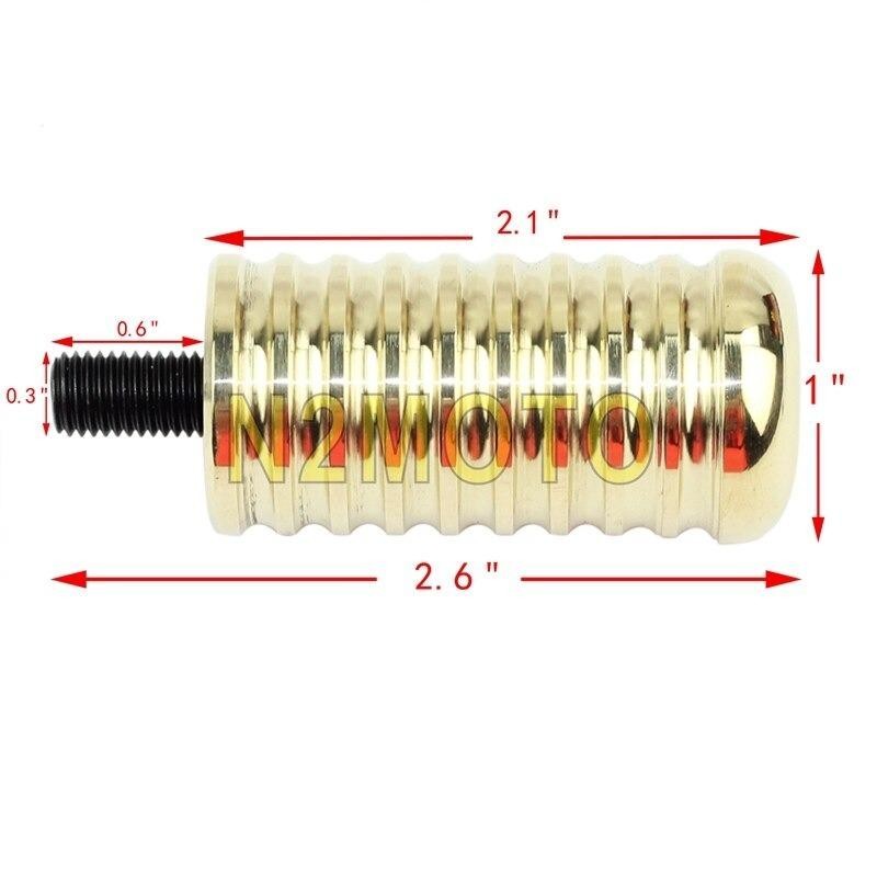 真鍮 ブラス シフトノブ シフト ペダル ハーレー パン ナックル 