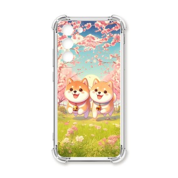 S22 系列殼 TRON 三星 S22 櫻花柴犬系列 四角防摔殼 手機殼