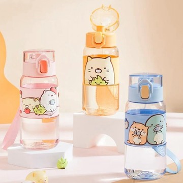 【優貝選】三麗鷗 俏皮角落小夥伴 便攜直飲式運動水壺 (平輸品)