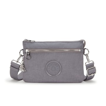 『千層包』魅灰色單肩隨身斜背包-RIRI ZIP