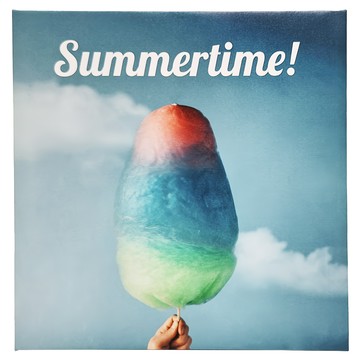 24mama 掛畫 夏日時光 精選油畫布  50 x 50cm  無框畫