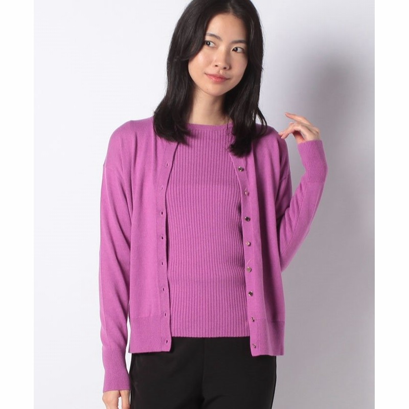 スピックアンドスパン アウトレット W Ry アンサンブルニット レディース パープル フリー Spick Span Outlet 通販 Lineポイント最大1 0 Get Lineショッピング