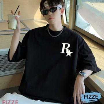 寬鬆t恤 男 大尺碼 短袖T恤 男生衣服 情侶t 男t 短T  T恤短袖 短袖男 男生上衣ATT747【FIZZE】