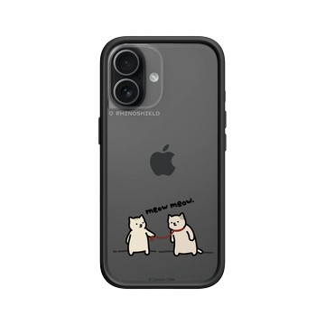 iPhone 17 Mod NX -邊框背蓋組合 (相機按鈕) 黑 - 小貓貓們 Little Cattos - Companionship