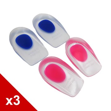 糊塗鞋匠 優質鞋材 E04 矽膠後跟墊10mm厚款 3雙