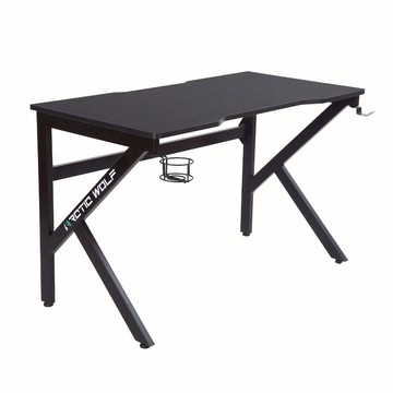 【ArcticWolf】Cheetah獵豹K型碳纖維電競桌-黑色