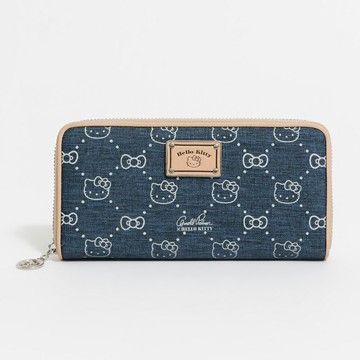 Hello Kitty - Arnold Palmer - 拉鍊長夾 Faddish系列 - 藍色