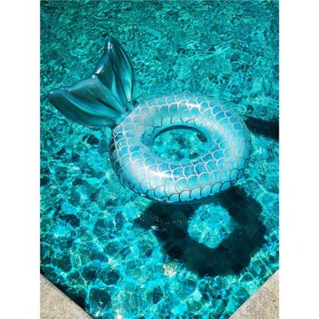 兒童成人超大充氣游泳圈菠蘿西瓜火烈鳥腋下圈甜甜圈救生圈水泡