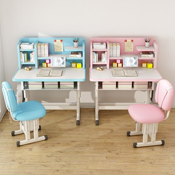 【最低價 公司貨】兒童學習桌書桌家用桌子寫字作業課桌椅組合套裝男孩小學生可升降