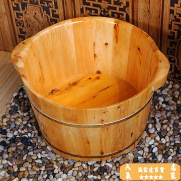 泡脚桶 香柏木足浴桶家用按摩泡腳木桶加蓋洗腳盆足療木桶浴足木盆洗腳桶