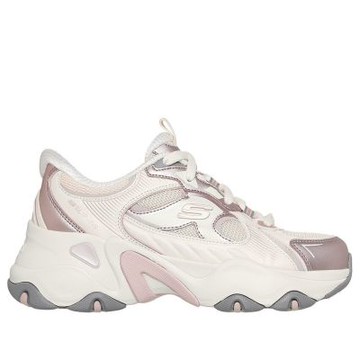 Skechers 思克威爾 D Lites 5.0 [150526NTPK] 女 休閒鞋 舒適 修飾 米 粉紅