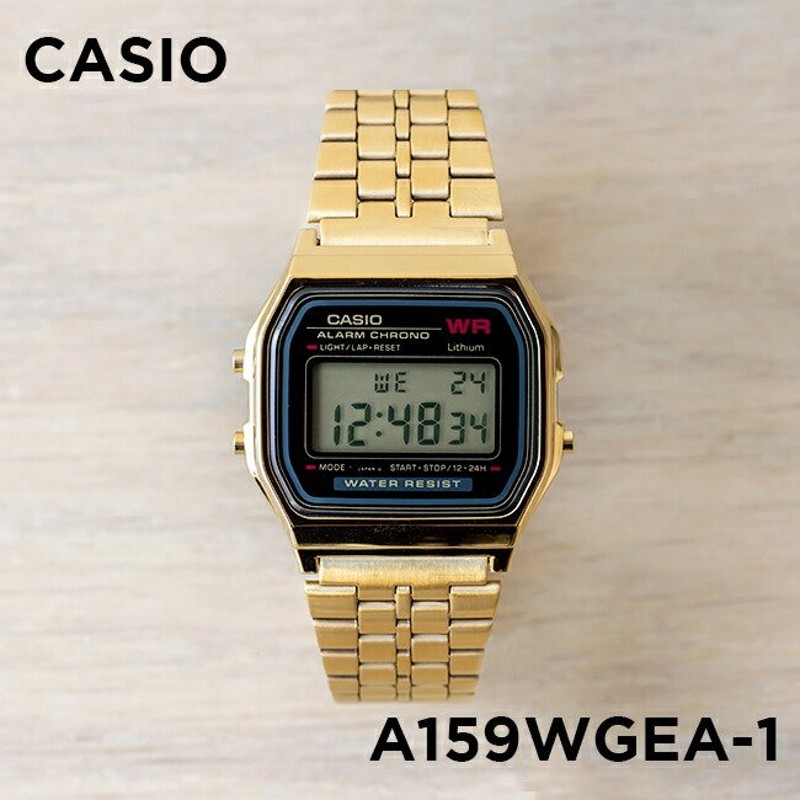 10年保証 CASIO STANDARD カシオ スタンダード A159WGEA-1 腕時計 時計 ブランド メンズ レディース キッズ 子供 男の  通販 LINEポイント最大0.5%GET | LINEショッピング