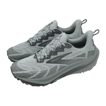 Brooks 越野跑鞋 Ghost Trail 2E 寬楦 男鞋 灰 緩衝 戶外 慢跑鞋 1104752E004