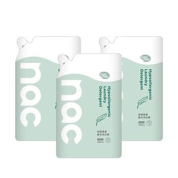 nac nac 低敏親膚嬰兒洗衣精 | 3補充包【佳兒園婦幼生活館】