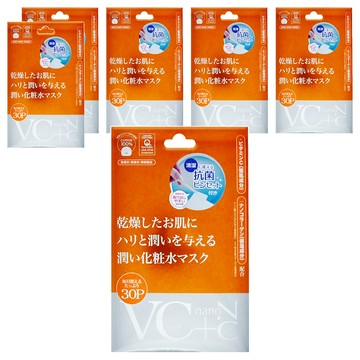 JAPAN GALS 奈米膠原蛋白 + VC面膜  30片  6盒