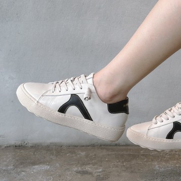 企鵝剪影厚底休閒鞋-黑糖