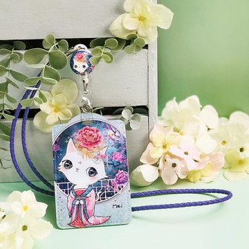 掛繩卡套 | 悠遊卡套 | 識別證套 | 學生證 - 喵妃