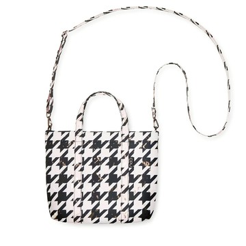 可背復古茄芷袋 ECO黑白金