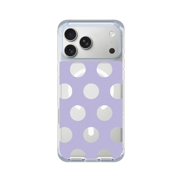 iPhone 17 Pro Max ClearX (MagSafe 兼容) 冰透藍 - Pattern Play - 丁香圓點