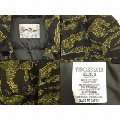 中古 美品 TENDERLOINテンダーロインT-HUNTING DOWN JKT BBダウンM