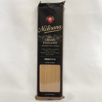 【億明食品】Molisana茉莉義大利麵｜15號全麥麵 500g｜高纖營養｜健康飲食首選