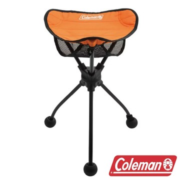 【美國Coleman】360旋轉凳(含收納袋)『橘 』 CM-38331 戶外 露營 登山 健行 休閒 時尚 椅子