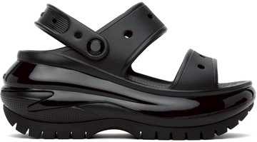 Crocs 黑色 Mega Crush 凉鞋