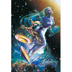 HM - HM1000-094 浪漫星座系列-天秤座夜光拼圖1000片