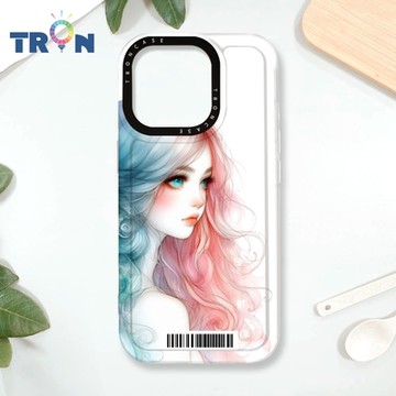 TRON IPHONE 16 PRO 不愛笑的女孩 防摔 MAGSAFE 磁吸 太空載具殼 透白 手機殼