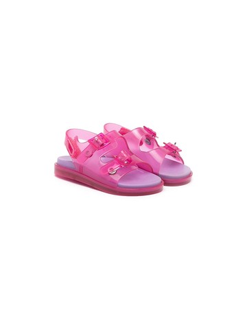 Mini Melissa - buckle-strap sandals - kids - PVC/PVC/PVC - 24 - Pink