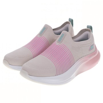 SKECHERS 女款 GO WALK MAX WALKER D楦運動健走鞋 125052NTPK  27cm  米白色 + 粉色
