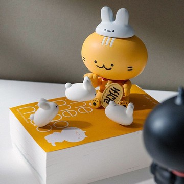 好運咪貓 × 兔子疊疊樂 ✧ 全套組合：好運咪貓 全3款 + 兔子疊疊樂 全2款