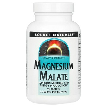 Source Naturals, 蘋果酸鎂，90 片