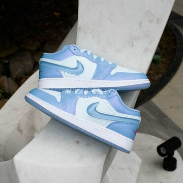 【逢甲 FUZZY】Air Jordan 1 Low GS 果凍 藍 FN7366-400