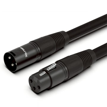 POLYWELL 寶利威爾 XLR Cannon 平衡式音源線/麥克風延長線 公對母 2m  PW15-W52-B041  單一顏色  1條