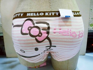 【震撼精品百貨】Hello Kitty 凱蒂貓~KITTY內衣褲-內褲-粉條