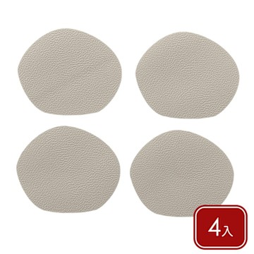 《KELA》Stone圓石杯墊4入-象灰-- 茶杯墊 桌墊