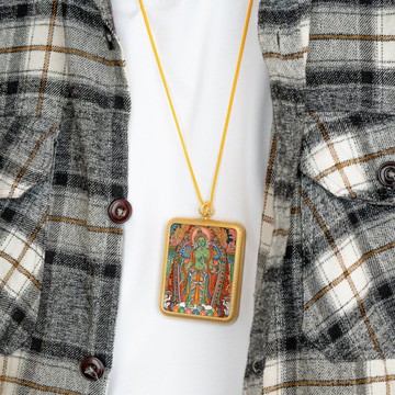 綠度母唐卡吊墜 – 尼泊爾手工製作 為您帶來保護 馬島月光