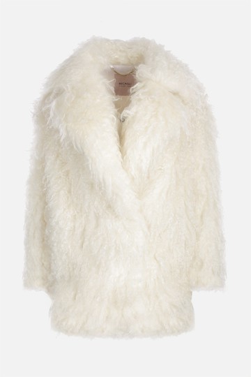 BECAGLI mohair fur single-breasted jacket Woman