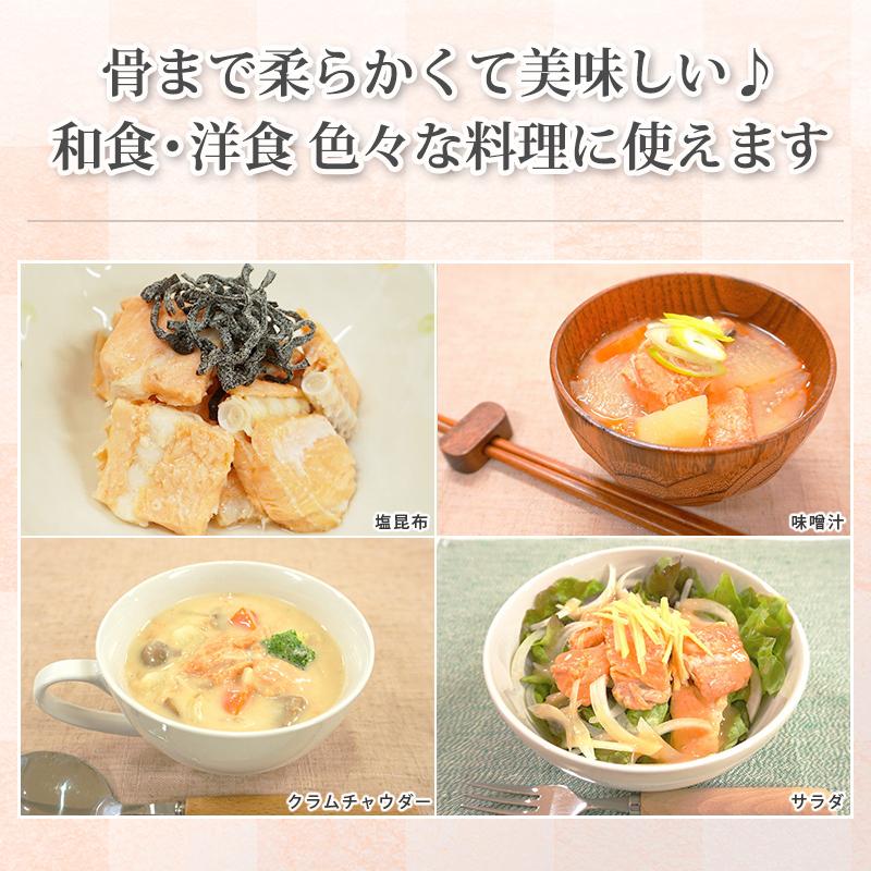 銀鮭 中骨水煮 送料無料 (170g×12缶入) ほてい 缶詰 宮城県産 サケ 中骨 水煮 ご飯のおとも おつまみ 酒の肴